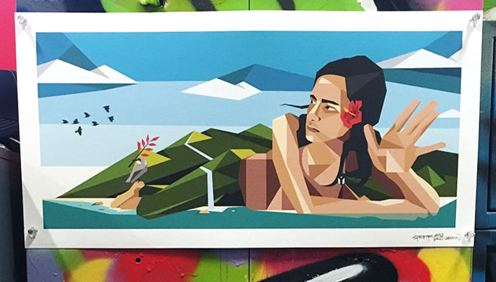 Spear Torres &quot;La Isla&quot; - Archival Print, Limited Edition of 12 - 12 x 24&quot;
