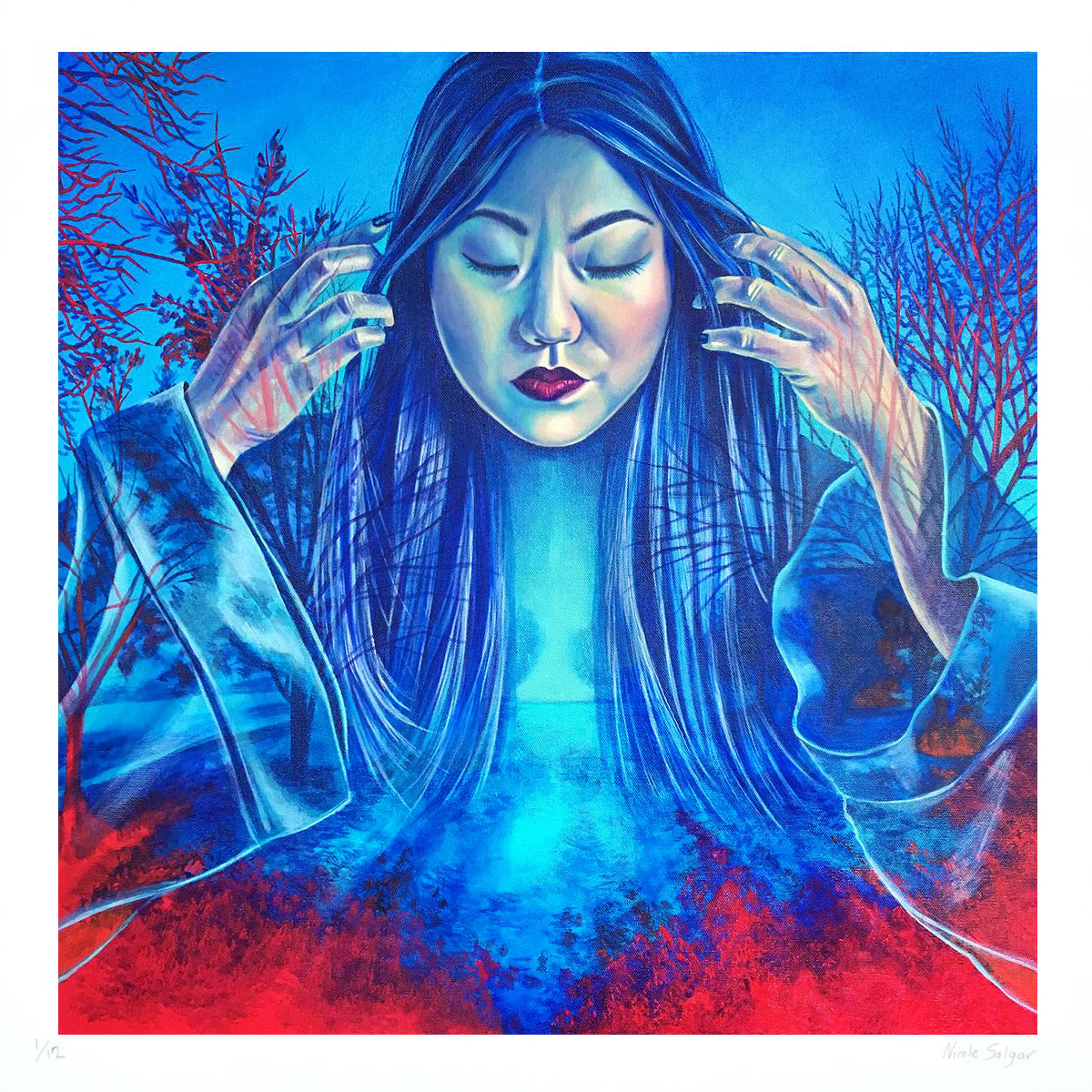 Nicole Salgar &quot;Portal&quot; - Archival Print, Limited Edition of 12 - 17 x 17&quot;